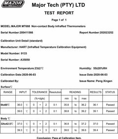 Major Tech MT688 Professional Non-Contact Infrared Thermometer 4