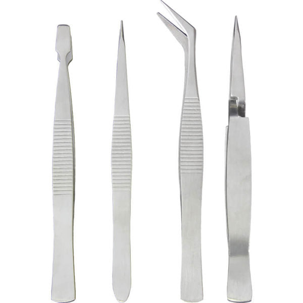 Major Tech STS0304 Stainless Steel Tweezer Set